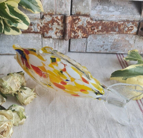 Ancien poisson verre murano - en,