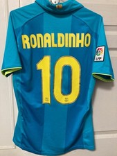 Maillot FC Barcelone Barcelona 2007-2008 Ronaldinho Shirt Trikot  Camiseta M
