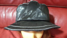 chapeau noir femme bob de