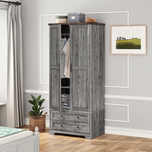 Tall grey armoire - tall,