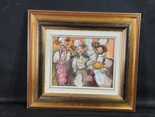 Tableau huile la Brigade
