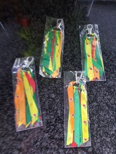 LOT 4 PORTE CLES LANIERES MULTICOLORES ETOILES BIERE BEER HEINEKEN