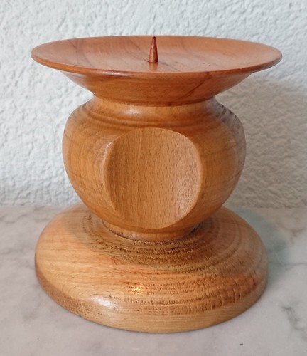 Bougeoir bois - en,