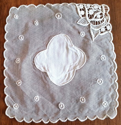 Napperon ancien tulle - -ancien, en