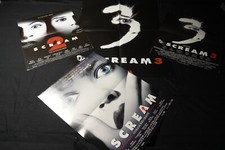 SCREAM 1.2.3.  + preventive  !  lot de 4 affiches cinema 