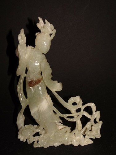 Statuette jade pierre - en, jade,pierre