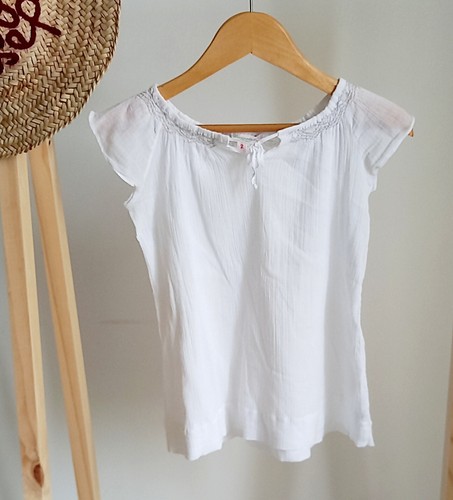 Robe blanche bonpoint taille - taille, 2