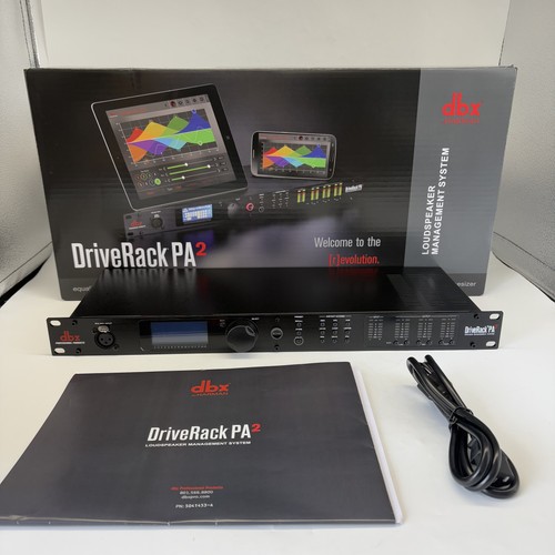 New dbx driverack pa2 complete - driverack,