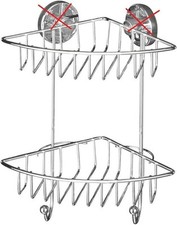 Support de douche d'angle WENKO 20888100 chrome