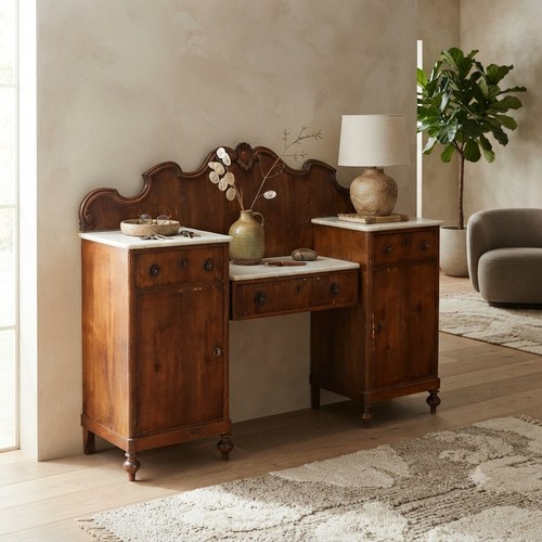 Buffet ancien noyer plateau - ancien,