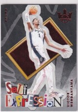 Panini Court Kings 2024-25 NBA 12 Victor Wembanyama Self Expression Red 116/149