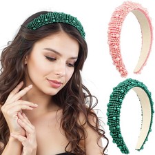 2 Pieces Witch Pearl Headband