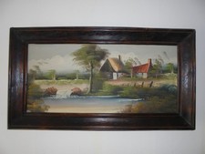 ANCIEN GRAND TABLEAU PAYSAGE