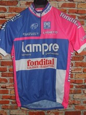Lampre SANTINI Maillot de Vélo Haut Maillot Cyclisme Taille L -