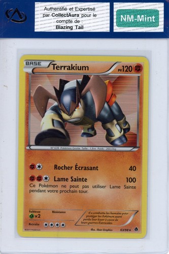 Carte pokémon terrakium - carte,