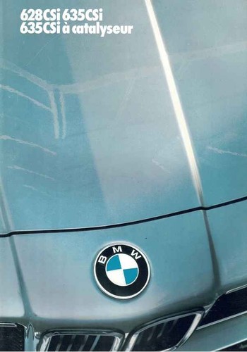 Catalogue brochure bmw 628 - catalogue,