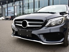 Pour Mercedes W205 C-Klasse 15-18 AMG Spoiler Lèvre Lame Jupe Pare-Choc Avant