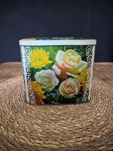 Boîte métallique vintage - boîte,