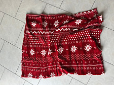 COUVETURE PLAID NOEL ROUGE ET