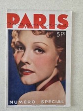 Ancienne revue charme PARIS MAGAZINE #58 juin 1936 Claire Dodd