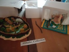 SCENE ** TAPIS VOLANT VILLAGE ASTERIX ** FIGURINE COLLECTION ATLAS RESINE BOITE