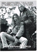 PUBLICITE ADVERTISING  1991   REDSKINS    UN MONDE NATUREL