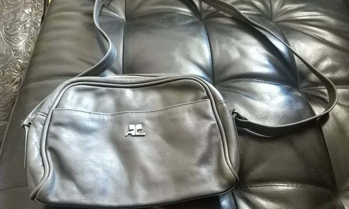 Sac courreges gris - sac, grey