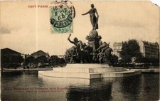 CPA TOUT PARIS 12e 521 Place de la Nation, Mon. Du Triomphe F. Fleury (573442)