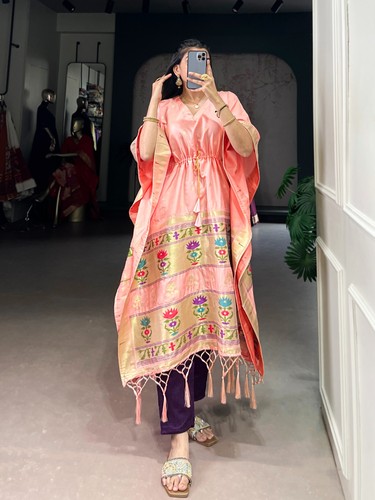 Pure gaji soie caftan abaya - pure,