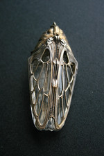 ANCIEN FLACON DE PARFUM ART NOUVEAU EN VERRE MOLINARD