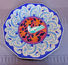 Emaux de Longwy. Grand plat. Art déco