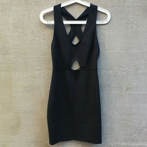 Robe élastique noire - robe,