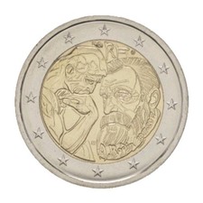 2€ UNC France 2017 Auguste Rodin