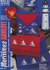 Carnet Rico design N°33 Maritimes broderie point de croix épuisé