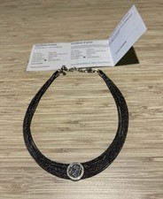 Lot Bijoux Victoria Collier Lurex Cristal Rock Sil + Bracelet Ionisé Couleur Or