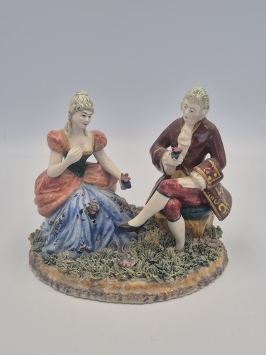 Sujet porcelaine italienne - sujet,