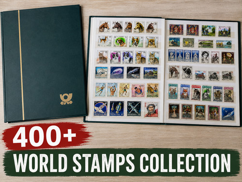 Ancien album timbres du - album, de