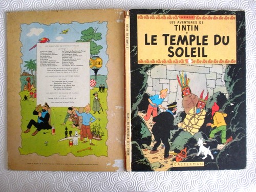 Hergé tintin le temple - le, du