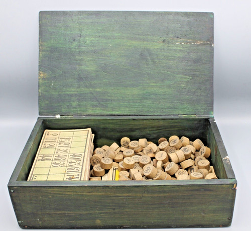 Ancienne boite bois - boite, jeu
