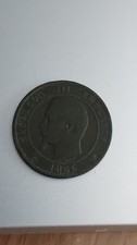Pièce de 10 centimes napoleon 3 - 1855 W - TB