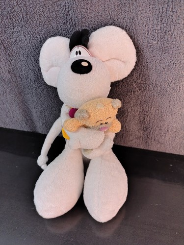 Peluche diddl salopette jaune - peluche,