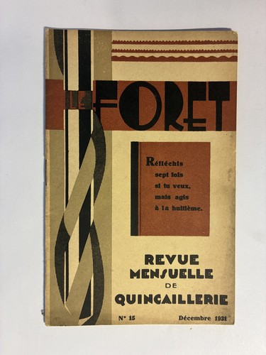 Forêt 1931 lampes à - 1931,
