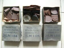 Lot de 3 boîtes cordonnier Wood Milne talons fixes 154 et 155 taille US et clous