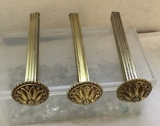 Support de barre pour double rideaux en Cuivre forme fleurs occasion,N