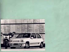 Photo de presse original press photo Renault  Super 5 GTE 1987