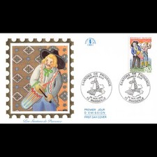 CEF soie - Les santons de France, le tambourinaire - 25/11/95 Marseille