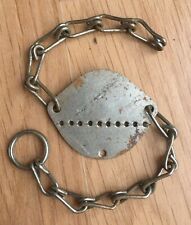 Plaque d’identité mle 1918 Bosredon France 40 Indochine Algérie guerre poilu