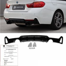 Diffuseur Sport-PERFORMANCE noir brillant 435 pour BMW F32 F33 F36 Pack-M