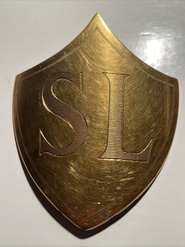 France plaque baudrier laiton - plaque,
