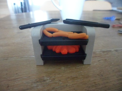 Barbecue playmobil pince - ,